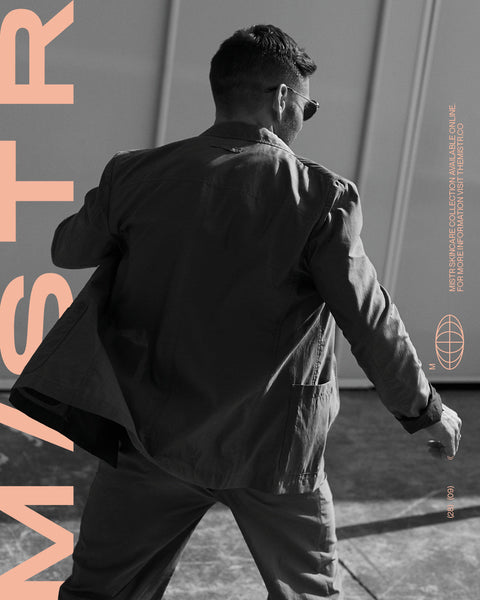 MISTR men’s skincare product with hydrating and antioxidant ingredients